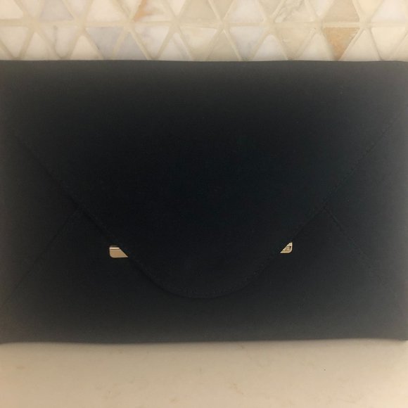 BCBG MaxAzria Envelope Clutch (Black) - Picture 2 of 8